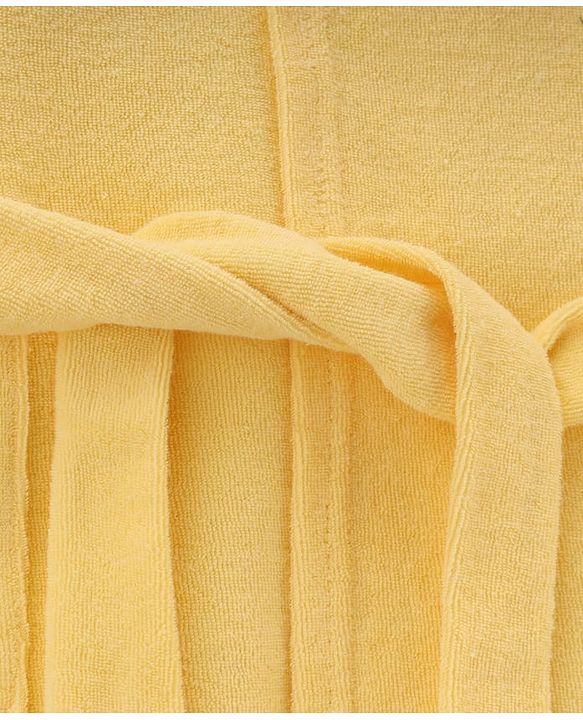 Babyhug Disney Terry Knit Hooded Bathrobe with Pockets & Lion King Graphics - Yellow