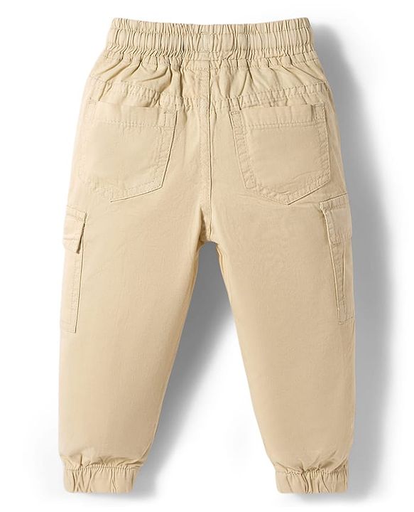 Babyhug Cotton Woven Full Sleeves Checks Shirt & Lounge Pant Set - Multicolor & Beige