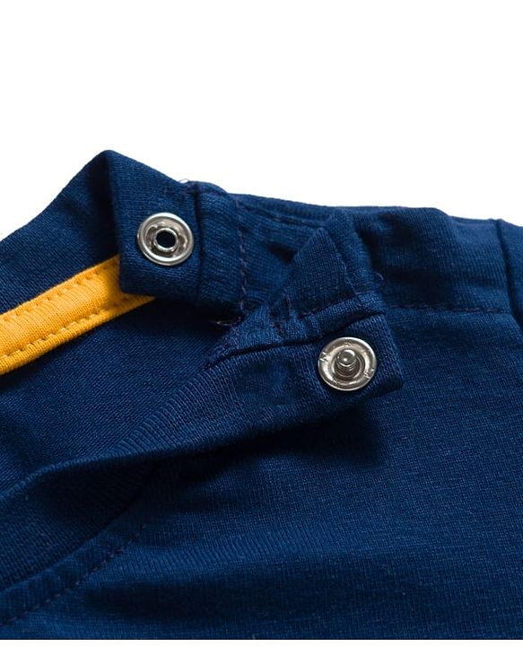 Babyhug 100% Cotton Knit Half Sleeves Race Theme Printed T-Shirt - Multicolour