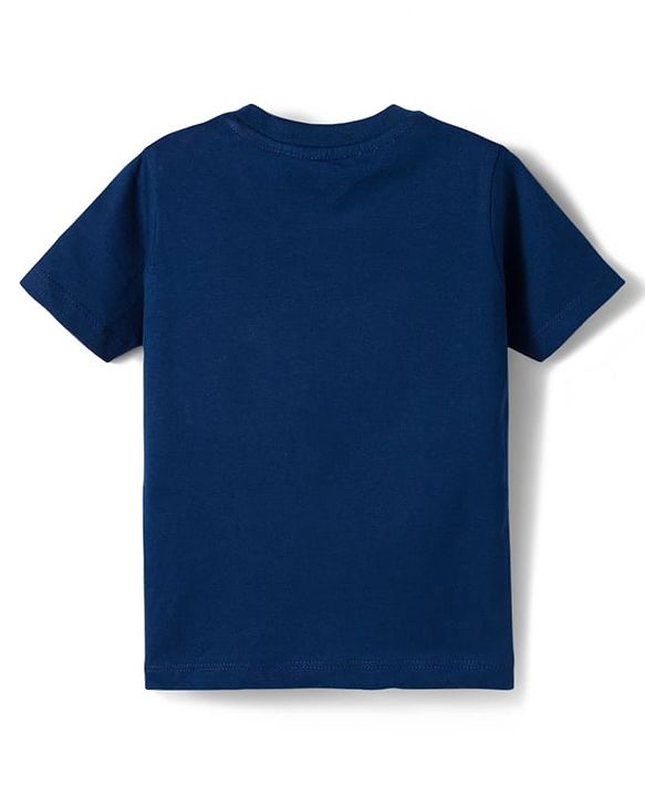 Babyhug 100% Cotton Knit Half Sleeves Race Theme Printed T-Shirt - Multicolour