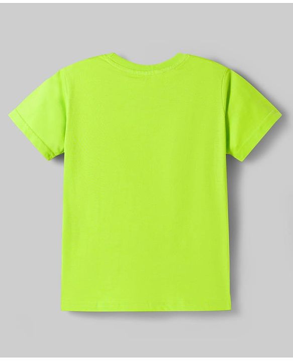 Pine Kids Cotton Knit Half Sleeves Beach Theme & Text Printed T-Shirts Pack Of 5 - Multicolour