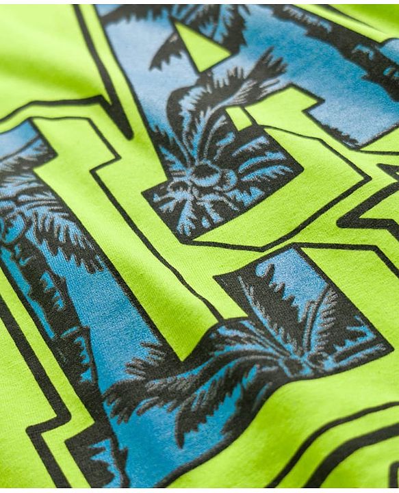 Pine Kids Cotton Knit Half Sleeves Beach Theme & Text Printed T-Shirts Pack Of 5 - Multicolour