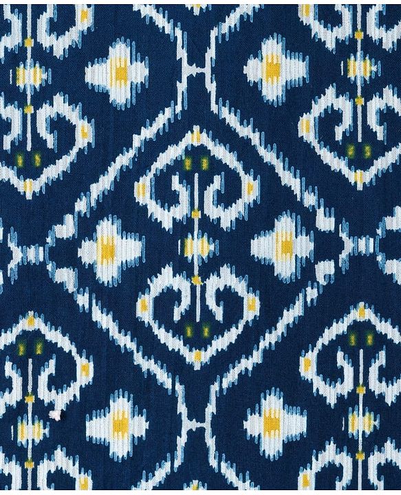 Pine Kids Cotton Woven Full Sleeves Kurta Pyjama Set With Floral Print - Navy Blue