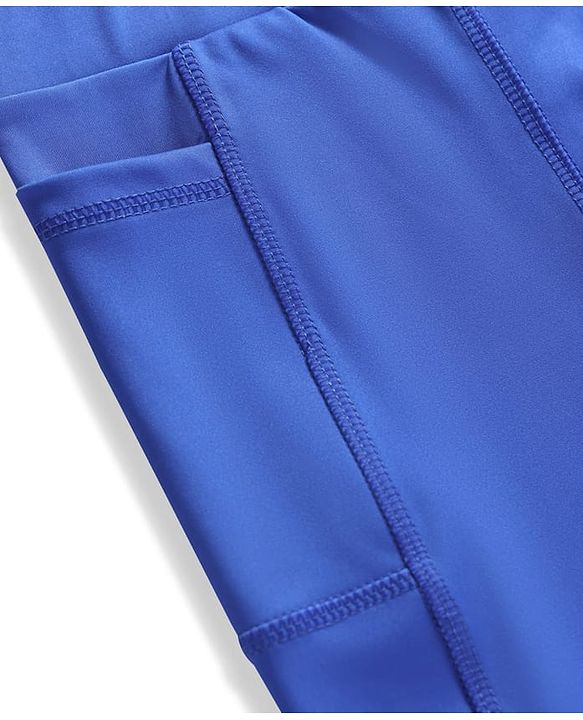 Pine Active Knit Full Length Super Stretch Printed Leggings - Blue