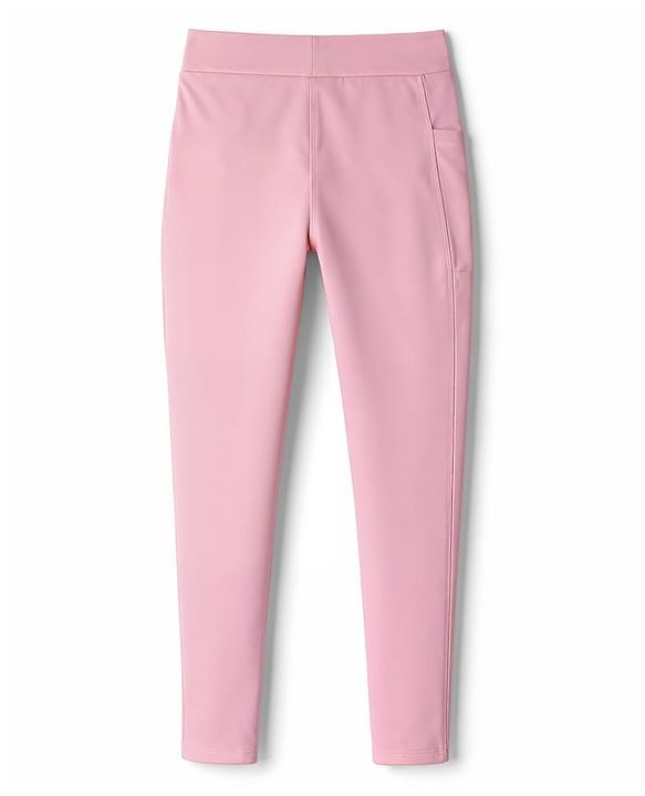 Pine Active Knit Full Length Premium Ultra Comfort Super Stretch Aero Soft Leggings - Pink