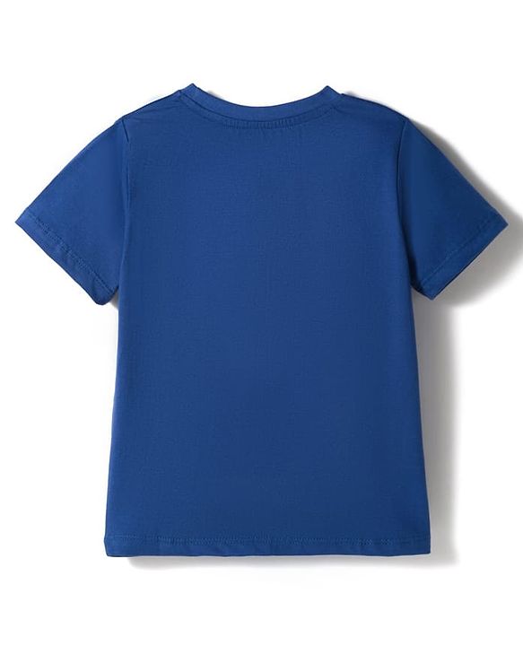 Pine Kids Disney Single Jersey Knit Half Sleeves T-Shirts with Mickey Mouse Graphic Pack of 2 - Navy Blue & Red