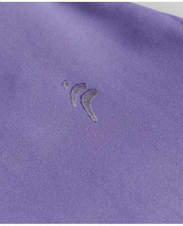 Pine Active Knit Solid Full Length Premium Ultra Comfort Super Stretch Aero soft Leggings - Purple
