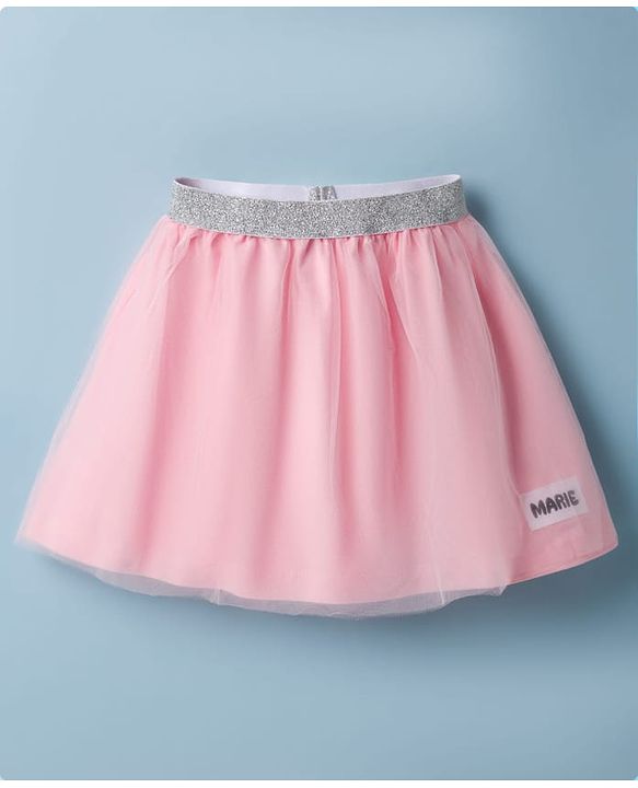 BABYHUG DISNEY Single Jersey Knit Half Sleeves Top & Skirt With Marie Graphic - Pink