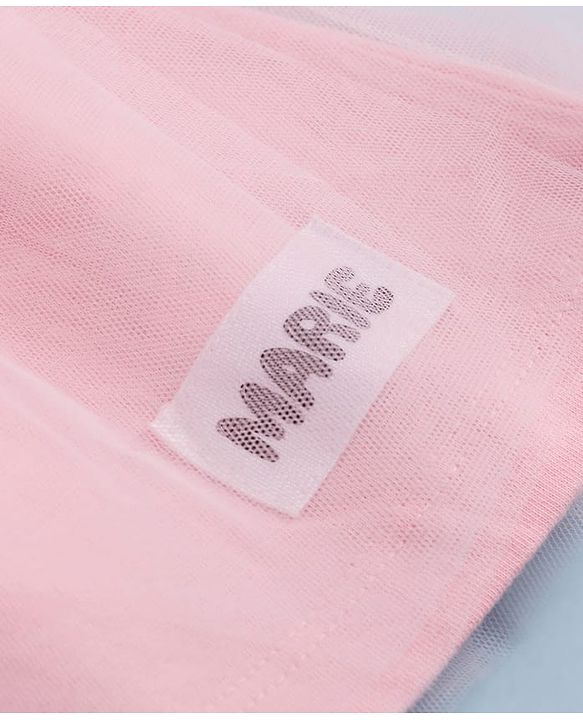 BABYHUG DISNEY Single Jersey Knit Half Sleeves Top & Skirt With Marie Graphic - Pink