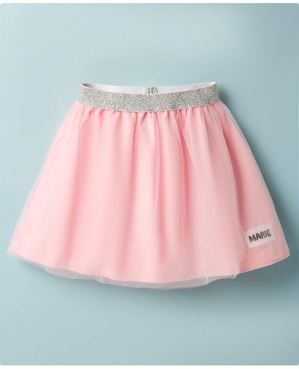 BABYHUG DISNEY Single Jersey Knit Half Sleeves Top & Skirt With Marie Graphic - Pink