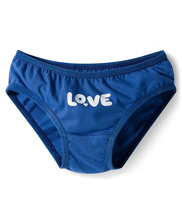 Babyhug 100% Cotton Knit Animal & Polka Dots Printed Panties Pack Of 3 - Multicolour