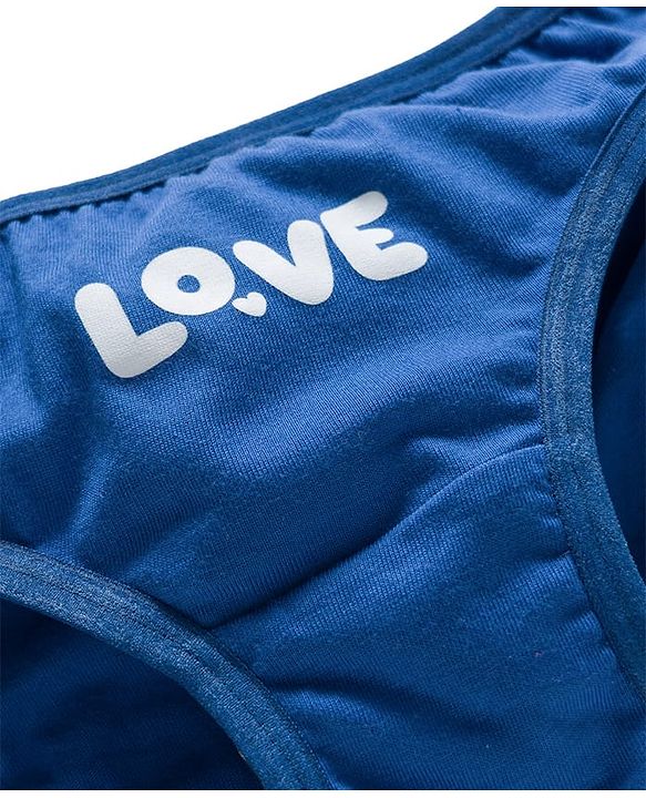 Babyhug 100% Cotton Knit Animal & Polka Dots Printed Panties Pack Of 3 - Multicolour