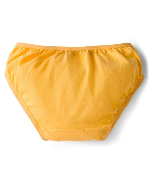 Babyhug 100% Cotton Knit Floral & Polka Dots Printed Panties Pack Of 3 - Multicolour