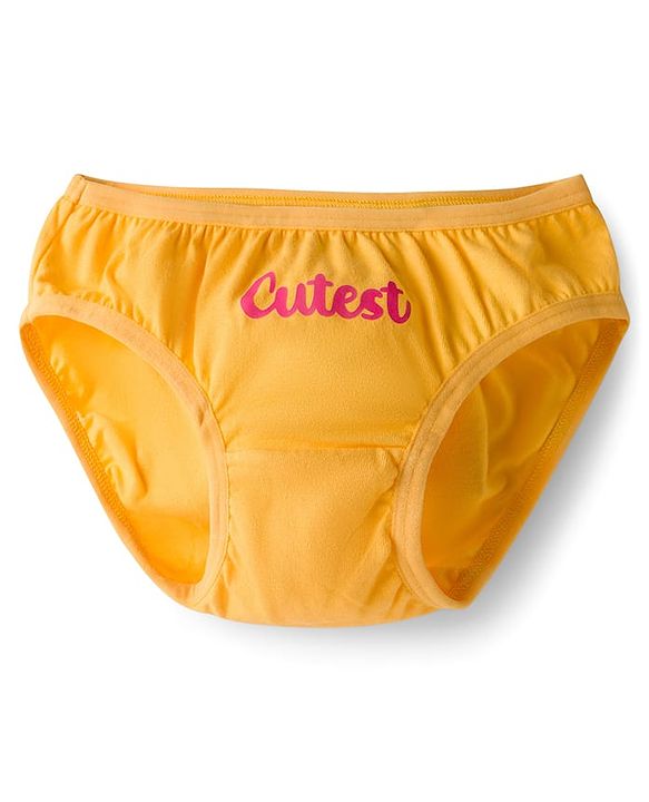 Babyhug 100% Cotton Knit Floral & Polka Dots Printed Panties Pack Of 3 - Multicolour