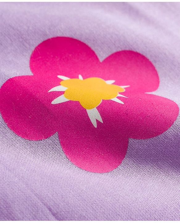 Babyhug 100% Cotton Woven Sleeveless Floral Printed Shoulder Tie Up Slips Pack Of 3 - Multicolour