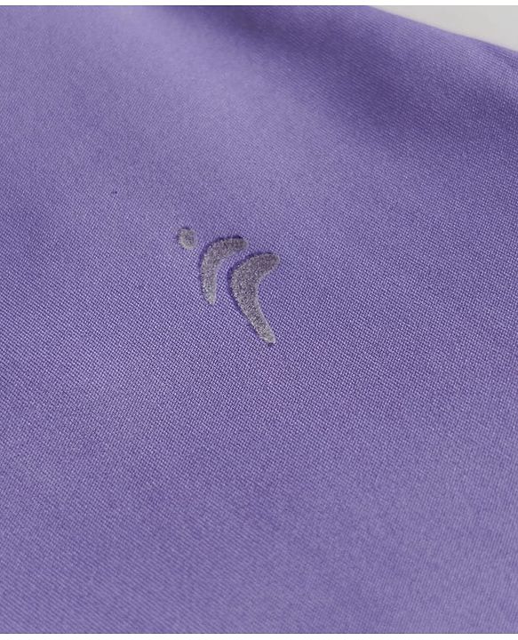 Pine Active Premium Ultra Comfort Super Stretch Aero Solid Colour Capri Leggings - Purple