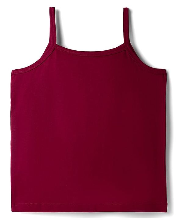 Pine Kids Disney 100% Cotton Knit Sleeveless Slips With Minnie & Friends Graphic - Multicolour
