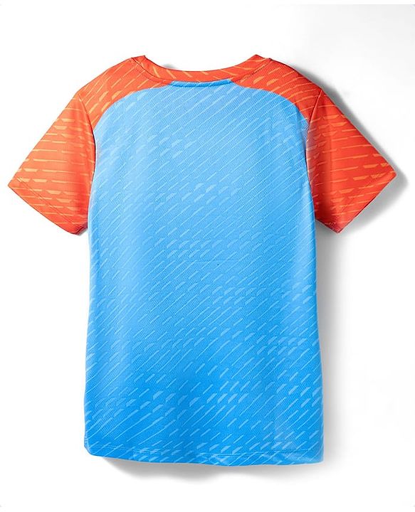 Pine Active Knit Half Sleeves India Team Jersey T-Shirt - Blue
