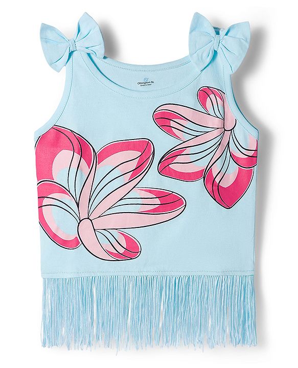 Buy OLLINGTON ST. Cotton Knit Sleeveless Top & Shorts Set with