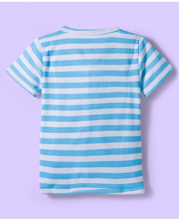 Babyhug Disney 100% Cotton Knit Half Sleeves Jhablas With Donald Duck Graphics Pack of 3 - Multicolour