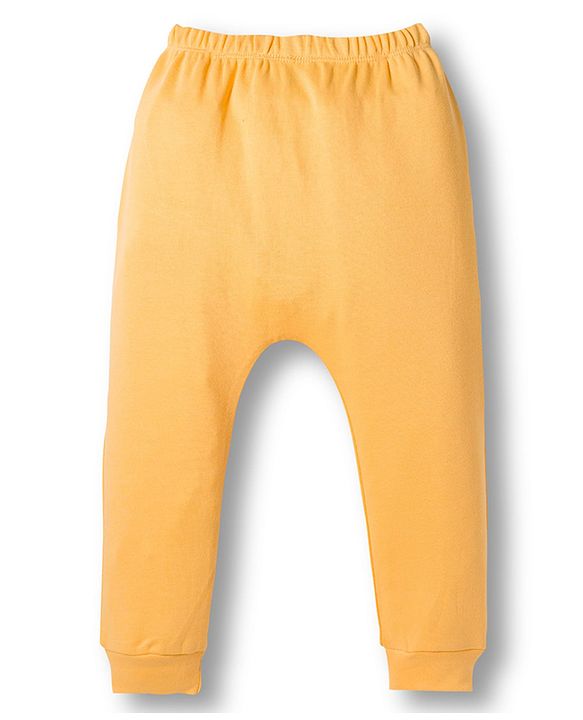 Babyhug Disney Interlock Knit Full Length Diaper Leggings with Donald Duck Graphic & Stripes Pack of 3 - Multicolor