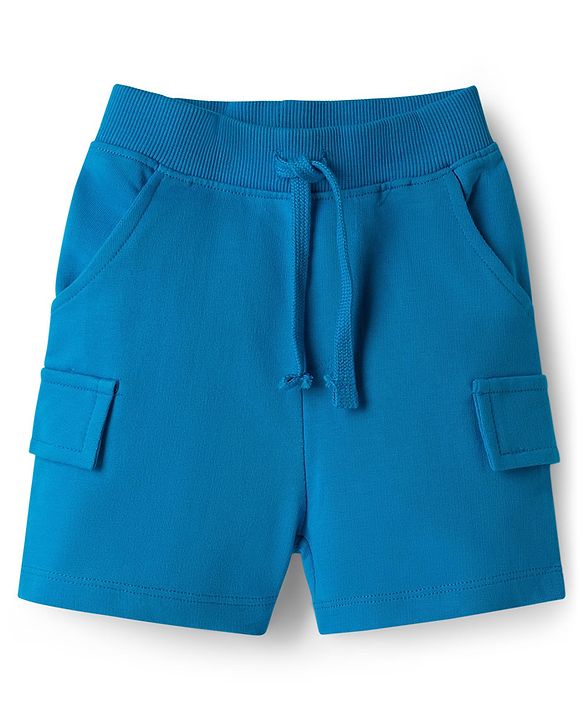 Babyhug 100% Cotton Knit Half Sleeves Vehicles Printed T-Shirt & Shorts Set - Multicolour