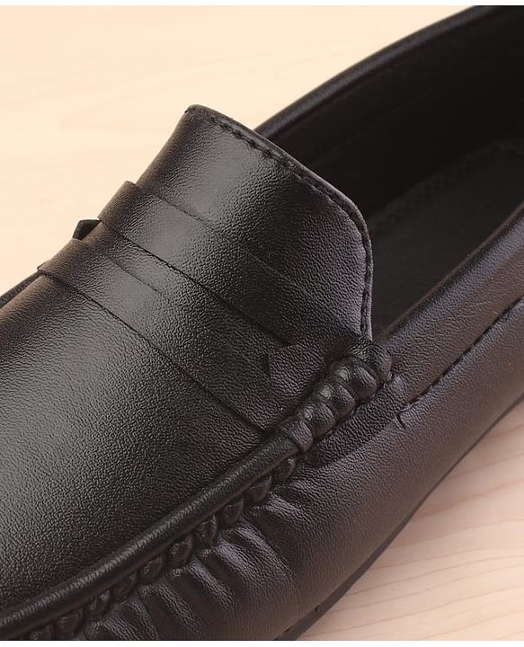 Pine Kids Slip On Round Toe Party Wear Loafers - Brown