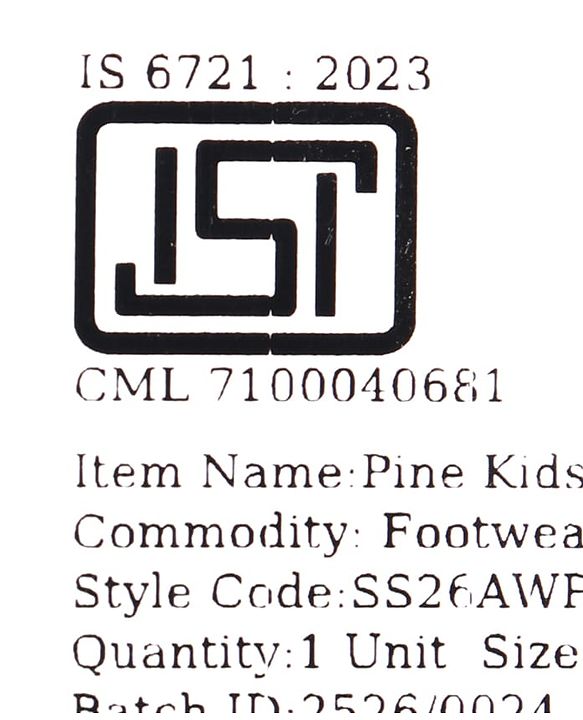 Pine Kids Velcro Closure Solid Sandals in Brown