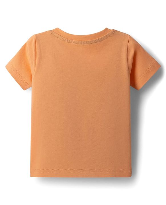 Babyhug Cotton Knit T-Shirts Half Sleeves with Graphics Pack of 3 Multi Color 6-9 Months