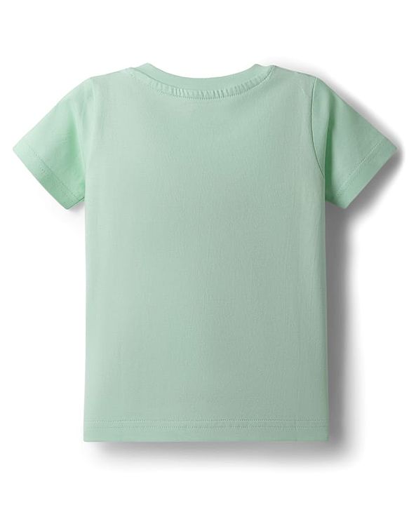 Babyhug Cotton Knit T-Shirts Half Sleeves with Graphics Pack of 3 Multi Color 6-9 Months