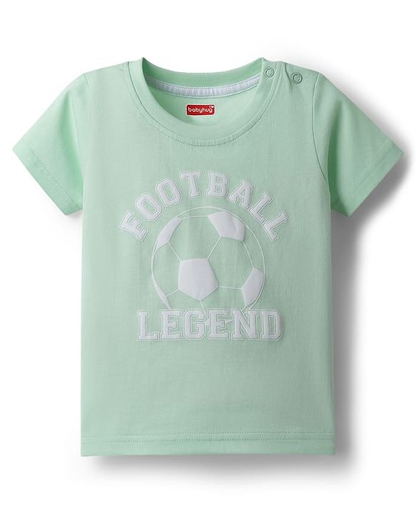 Babyhug Cotton Knit T-Shirts Half Sleeves with Graphics Pack of 3 Multi Color 6-9 Months