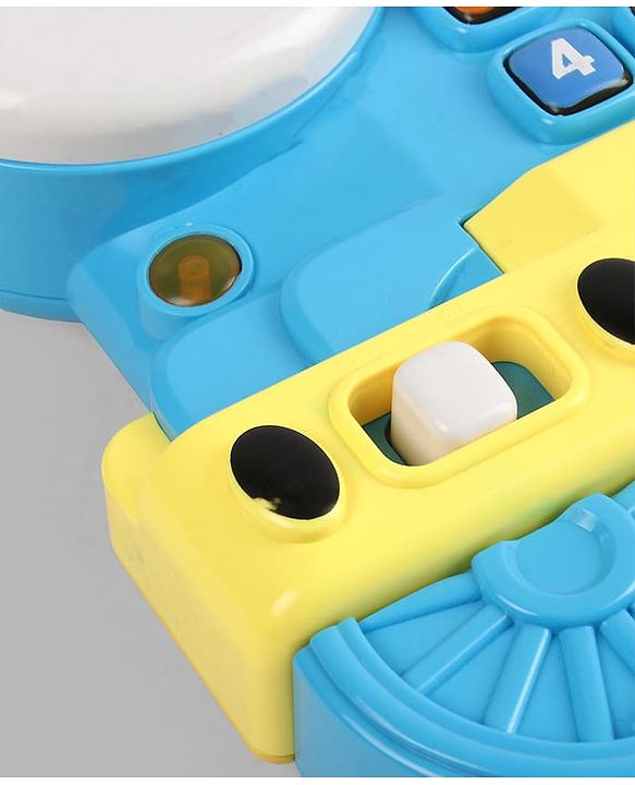 Babyhug Melody Express Musical Piano| Interactive Musical Toy| 8 Built-In Melodies| Piano Keyboard| Number Buttons| Sound & Light Effects| Adjustable Volume| 12+ Months| BIS Certified