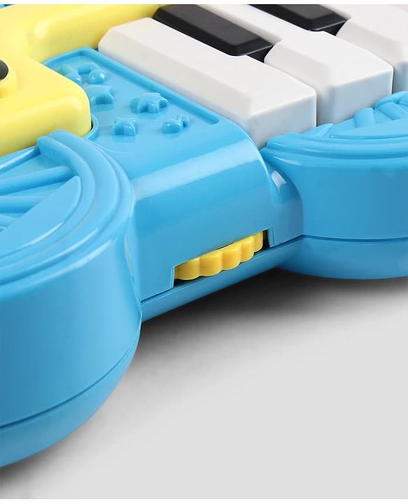 Babyhug Melody Express Musical Piano| Interactive Musical Toy| 8 Built-In Melodies| Piano Keyboard| Number Buttons| Sound & Light Effects| Adjustable Volume| 12+ Months| BIS Certified