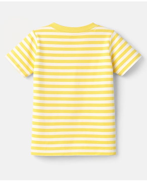 Babyhug 100% Cotton Knit T-Shirts Half Sleeves with Graphics Pack of 3 Multi Color 6-9 Months