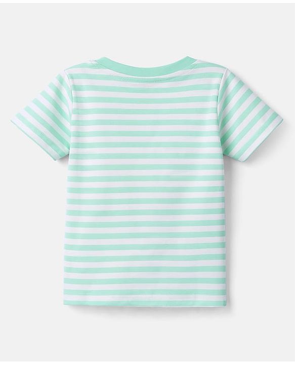 Babyhug 100% Cotton Knit T-Shirts Half Sleeves with Graphics Pack of 3 Multi Color 6-9 Months