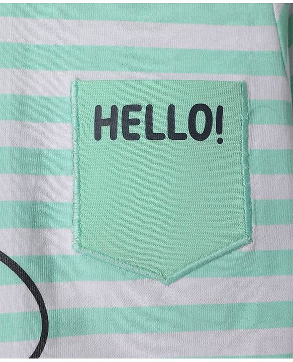 Babyhug 100% Cotton Knit T-Shirts Half Sleeves with Graphics Pack of 3 Multi Color 6-9 Months