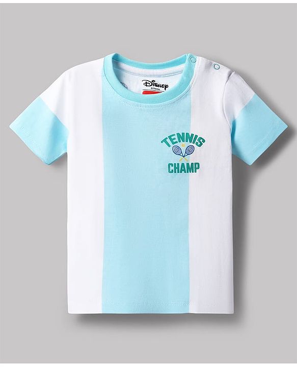 Babyhug Disney Single Jersey Knit T-Shirt Half Sleeves Round Neck Graphic Multi Color 3-6 Months