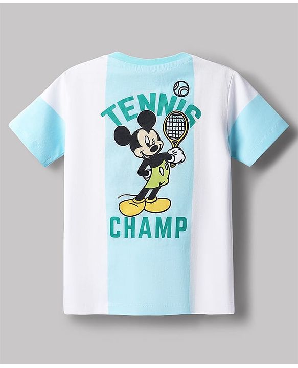 Babyhug Disney Single Jersey Knit T-Shirt Half Sleeves Round Neck Graphic Multi Color 3-6 Months