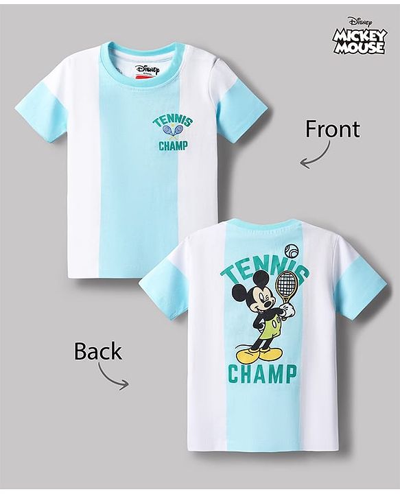 Babyhug Disney Single Jersey Knit T-Shirt Half Sleeves Round Neck Graphic Multi Color 3-6 Months