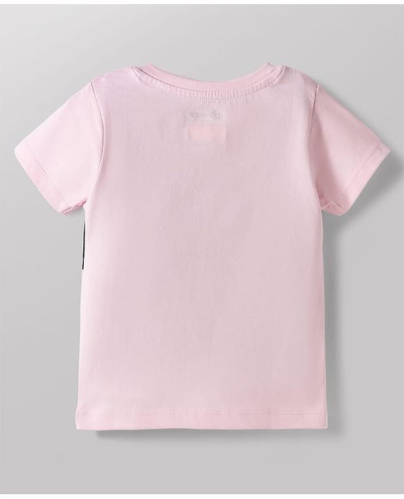 Babyhug Disney Single Jersey Knit Half Sleeves T-Shirts with Minnie Mouse Print Pack of 2 - Pink & White