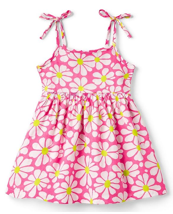 Babyhug Cotton Knit One Piece Dresses/Frocks with Bow Multi Color 12-18 Months Pack of 2