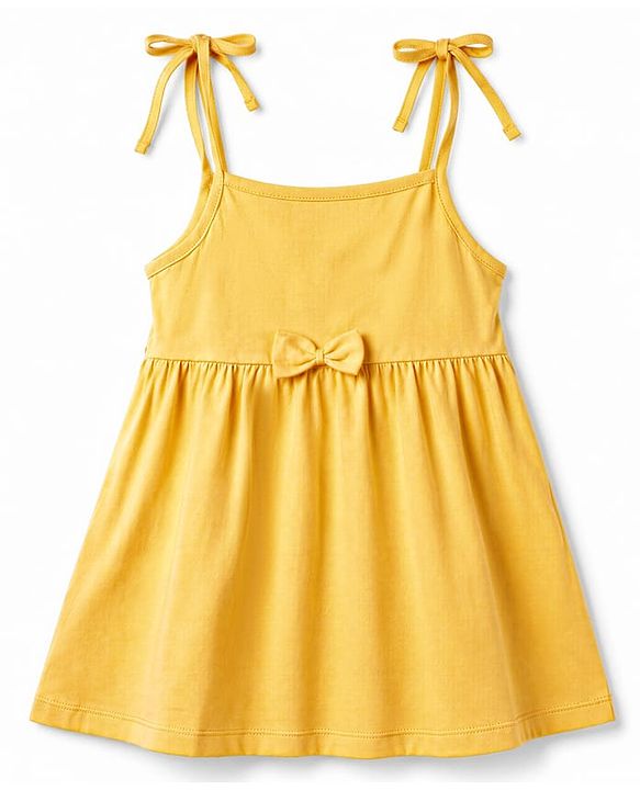 Babyhug Cotton Knit Sleeveless Frock Style Onesie with Headband, Booties, Mittens & Bow Print Multi Color 0-0 Months
