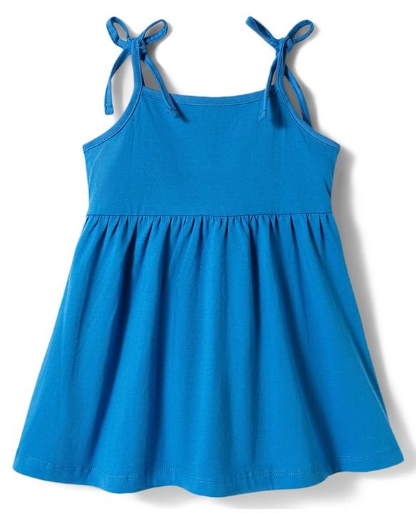 Babyhug Single Jersey Knit One Piece Dresses/Frocks with Shoulder Straps Multi Color New Born