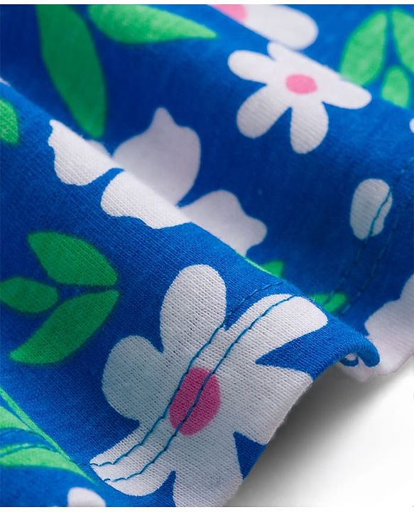 Babyhug Cotton Knit Multi-pack/ Value Packs Shoulder Straps Floral & Solid Pack of 2 Multi Color 0-0 Months