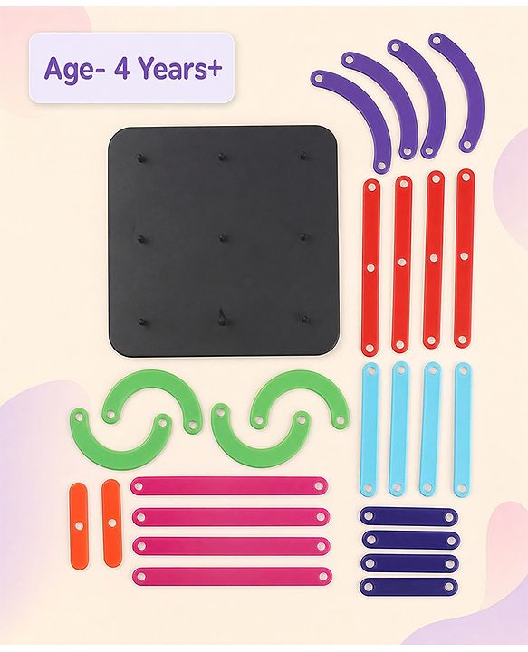 Babyhug Alpha Numeric Puzzle for Kids| Montessori Inspired Alphabet & Number Educational Toy| Enhances Cognitive Skills| Fine Motor Skills & Hand-Eye Coordination|Preschool Learning Toy| BIS Certified
