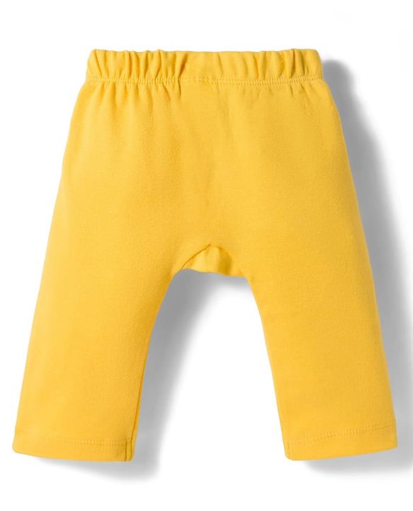 Babyhug 100% Cotton Interlock Knit Half Sleeves Onesie With Leggings & Cap & Lion Print With Applique - Multicolor