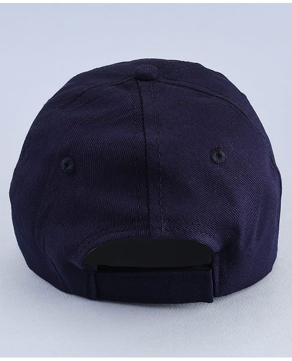 Pine Kids Marvel Cotton Woven  Summer Cap With Spider Man Print Navy Blue - Diameter 20 cm