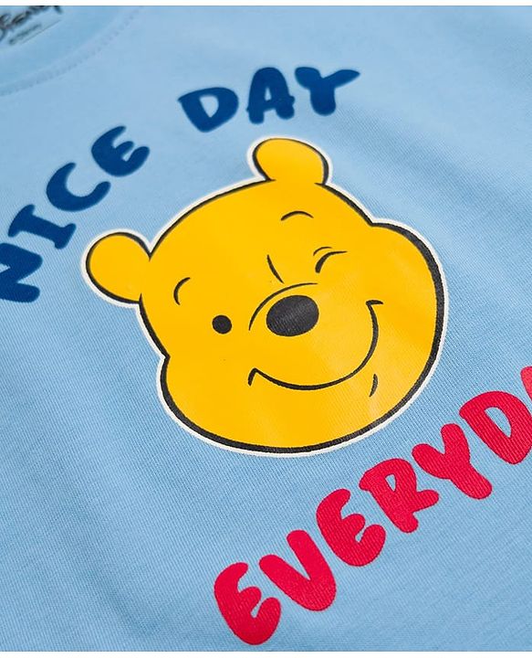 Babyhug Disney Single Jersey Knit Half Sleeves T-Shirts With Winnie & Friends Graphics Pack of 3 - Multicolor