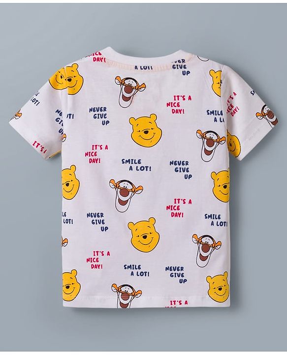 Babyhug Disney Single Jersey Knit Half Sleeves T-Shirts With Winnie & Friends Graphics Pack of 3 - Multicolor