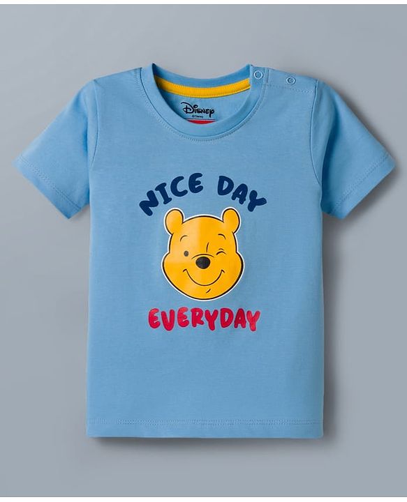 Babyhug Disney Single Jersey Knit Half Sleeves T-Shirts With Winnie & Friends Graphics Pack of 3 - Multicolor